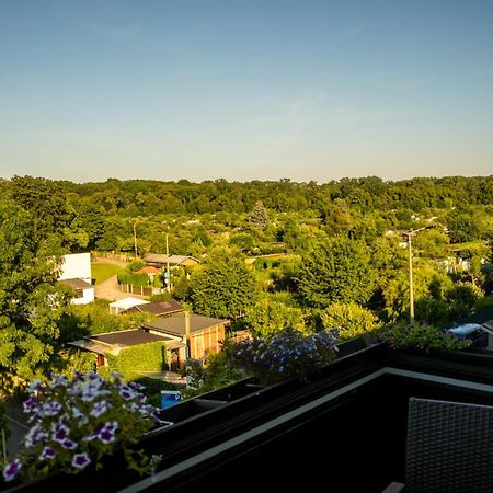 Doppelhaus- Villa Leipzig Schleussig , Moderner Altbau Apartment Dachetage Mit 2 Schlafzimmern Und Separatem Zusatzzimmer , Parkplatz - Balkon - Kamin - Eicheparkett - Arbeitsplatz Dış mekan fotoğraf